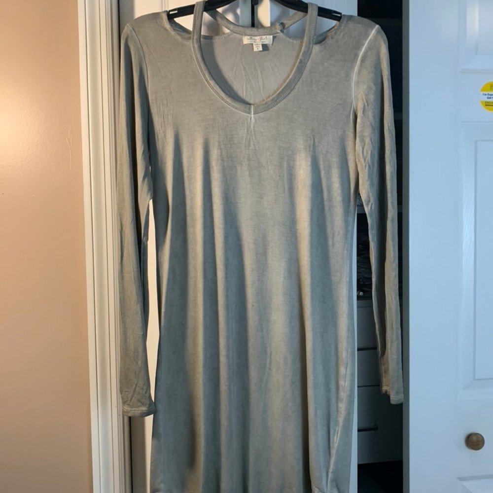 Grey Rustic Dress - Picture 2 of 4